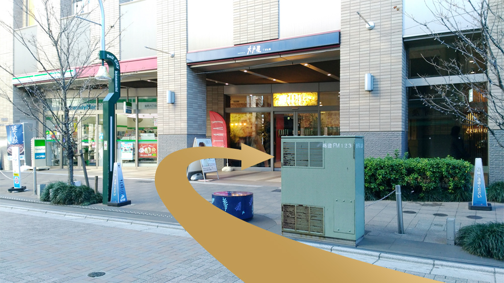 ヴィナシス金町への入り口